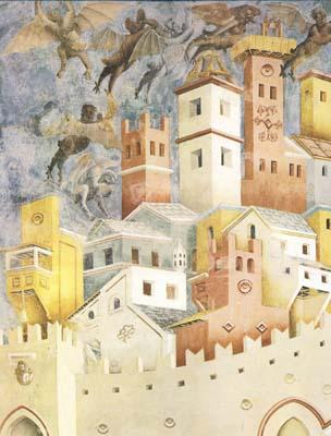 GIOTTO di Bondone The Devils Cast out of Arezzo (mk08)
